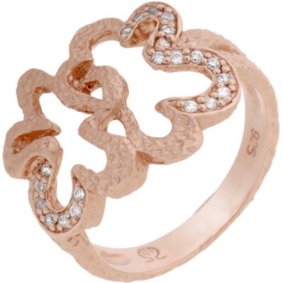Orphelia Damen-Ring Sterling-Silber 925 – Rosé ZR-7077/1 Rose NICHT Orphelia Damen-Ring Sterling-Silber 925 – Rosé ZR-7077/1 Rose NICHT