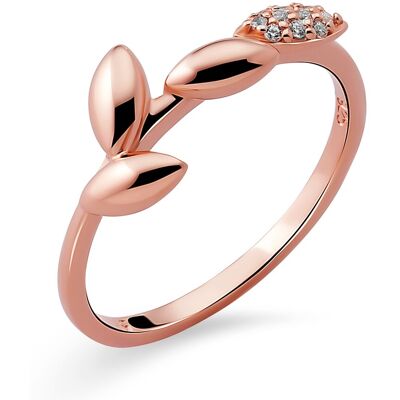 Orphelia Damen-Ring Sterling-Silber 925 – Rosé ZR-7505/RG Rose Q Orphelia Damen-Ring Sterling-Silber 925 – Rosé ZR-7505/RG Rose Q