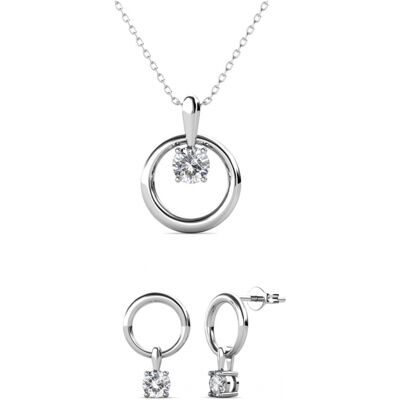 MYC Paris Octavia Set - Silber und Kristall Weißsilber Einheitsgröße MYC Paris Octavia Set - Silber und Kristall Weißsilber Einheitsgröße