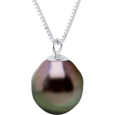 DIADEMA - Halskette - Silber und Tahiti-Perle Natürlich Einheitsgröße DIADEMA - Halskette - Silber und Tahiti-Perle Natürlich Einheitsgröße