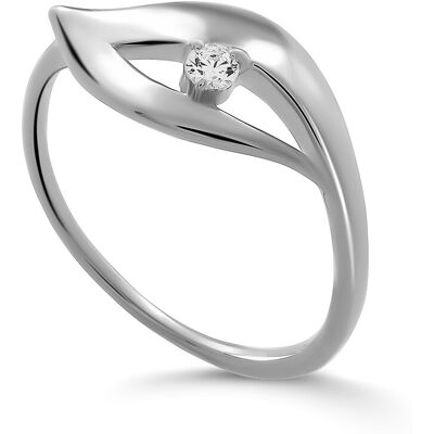Orphelia 'Milan' Damen-Ring aus 925er Sterlingsilber – Silber ZR-7519 Silber K Orphelia 'Milan' Damen-Ring aus 925er Sterlingsilber – Silber ZR-7519 Silber K