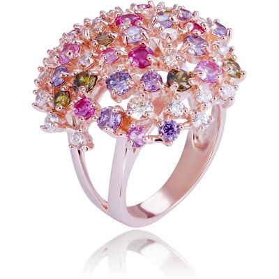 Orphelia Damen-Ring Sterling-Silber 925 – Rosé ZR-7451/RG Rose O 1/2 Orphelia Damen-Ring Sterling-Silber 925 – Rosé ZR-7451/RG Rose O 1/2