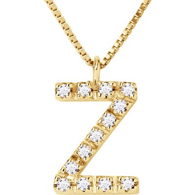 DIADEMA - Halskette mit Diamanten - Z -Gelbgold Weiß Einheitsgröße DIADEMA - Halskette mit Diamanten - Z -Gelbgold Weiß Einheitsgröße