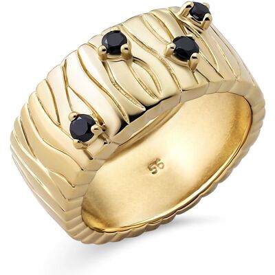 Orphelia Damen-Ring Sterling-Silber 925 – Gold ZR-7504/G Gold NICHT Orphelia Damen-Ring Sterling-Silber 925 – Gold ZR-7504/G Gold NICHT