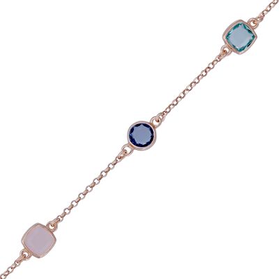 Orphelia 'Fawn' Damenarmband aus 925 Sterling Silber - Rosé ZA-7410 Rose Einheitsgröße Orphelia 'Fawn' Damenarmband aus 925 Sterling Silber - Rosé ZA-7410 Rose Einheitsgröße