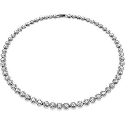 Swarovski 'Una' Damen-Halskette aus Metall - Schwarz 5681057 Schwarz Einheitsgröße Swarovski 'Una' Damen-Halskette aus Metall - Schwarz 5681057 Schwarz Einheitsgröße