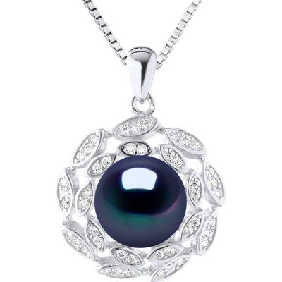 Diadema SUN Halskette Süßwasserperle 9-10 mm Schwarz 925 Schwarz Einheitsgröße Diadema SUN Halskette Süßwasserperle 9-10 mm Schwarz 925 Schwarz Einheitsgröße