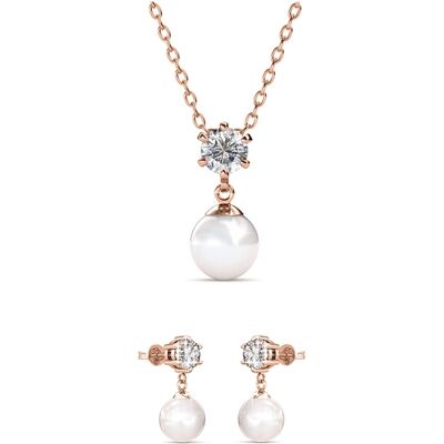 MYC Paris Pauline Set und Box - Rose Gold und Kristall Weiß- und Roségold Einheitsgröße MYC Paris Pauline Set und Box - Rose Gold und Kristall Weiß- und Roségold Einheitsgröße