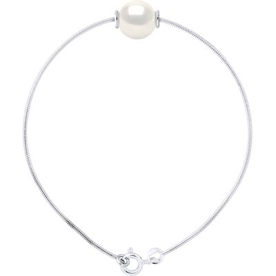 Diadema Maschenarmband Serpentin Rund Süßwasserperle und Weiß 9-10 mm 925 Weiß Einheitsgröße Diadema Maschenarmband Serpentin Rund Süßwasserperle und Weiß 9-10 mm 925 Weiß Einheitsgröße