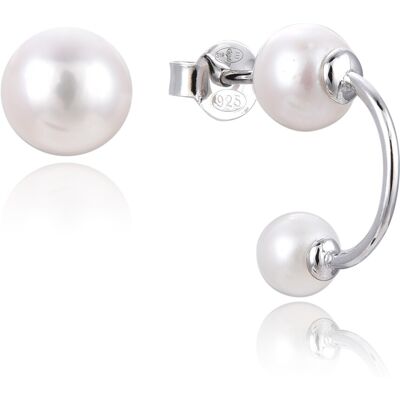 Gena Paris Gena.paris 'Asymmetrische' Damen 925 Sterling Silber Ohrringe - Silber GBO1533-W Silber Einheitsgröße Gena Paris Gena.paris 'Asymmetrische' Damen 925 Sterling Silber Ohrringe - Silber GBO1533-W Silber Einheitsgröße
