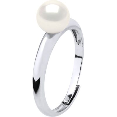 Diadema Rush Ring Verstellbar Süßwasserperle Rund 6-7 mm Weiß 925 Weiß Einheitsgröße Diadema Rush Ring Verstellbar Süßwasserperle Rund 6-7 mm Weiß 925 Weiß Einheitsgröße