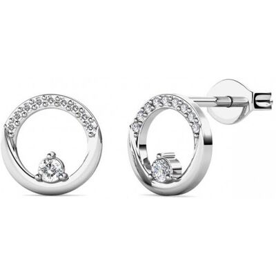 MYC Paris Clarine Ohrringe - Silber und Kristall Weißsilber Einheitsgröße MYC Paris Clarine Ohrringe - Silber und Kristall Weißsilber Einheitsgröße