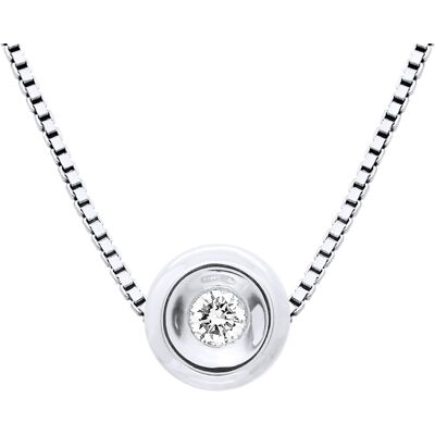 DIADEMA - Halskette - Echter Diamant Weiß Einheitsgröße DIADEMA - Halskette - Echter Diamant Weiß Einheitsgröße