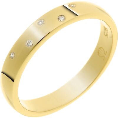 Orphelia Damen-Ring Sterling-Silber 925 – Gold ZR-7130/G Gold Q Orphelia Damen-Ring Sterling-Silber 925 – Gold ZR-7130/G Gold Q