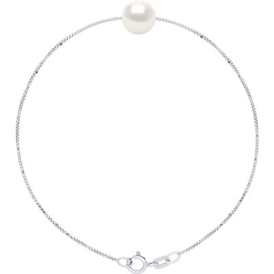 Ateliers Saint Germain Armband echte Süßwasser-Zuchtperle rund 8-9 mm Weiß Einheitsgröße Ateliers Saint Germain Armband echte Süßwasser-Zuchtperle rund 8-9 mm Weiß Einheitsgröße