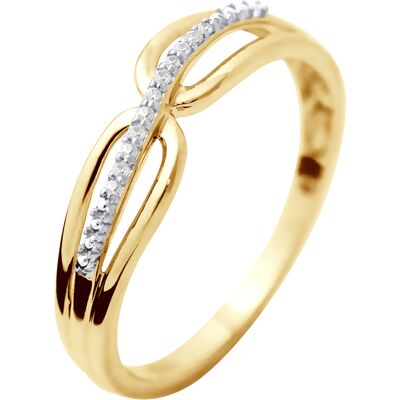 DIADEMA - Ring - Prestige Jewelery - Diamanten Gelbgold Weiß T DIADEMA - Ring - Prestige Jewelery - Diamanten Gelbgold Weiß T