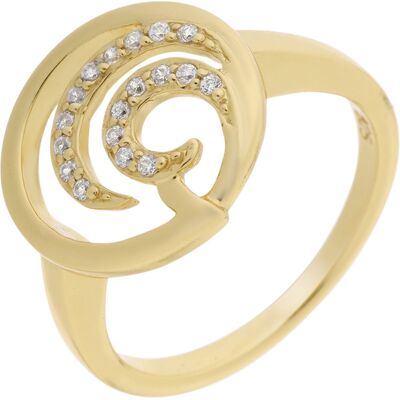 Orphelia Damen-Ring Sterling-Silber 925 – Gold ZR-7084/2 Gold K Orphelia Damen-Ring Sterling-Silber 925 – Gold ZR-7084/2 Gold K