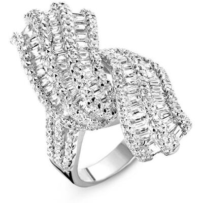Orphelia Damen-Ring Sterling-Silber 925 – Silber R-4983 Silber Q Orphelia Damen-Ring Sterling-Silber 925 – Silber R-4983 Silber Q