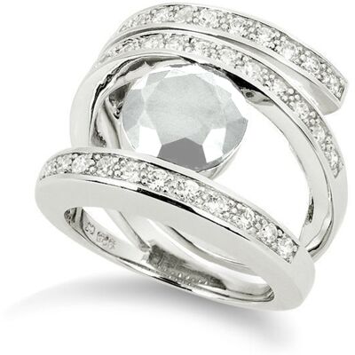 Orphelia Damen-Ring Sterling-Silber 925 – Silber ZR-3535/1 Silber O 1/2 Orphelia Damen-Ring Sterling-Silber 925 – Silber ZR-3535/1 Silber O 1/2