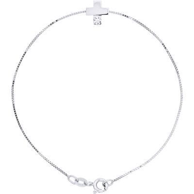 DIADEMA - Armband - Echter Diamant Weiß Einheitsgröße DIADEMA - Armband - Echter Diamant Weiß Einheitsgröße