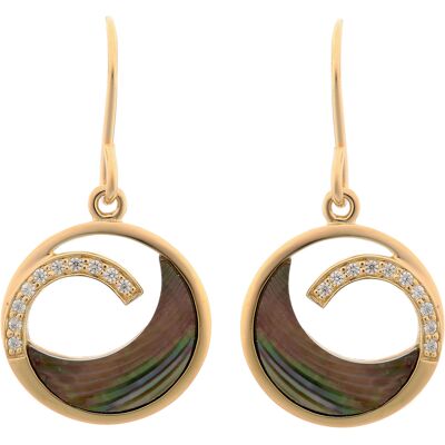 Orphelia 'Amelia' Damen 925 Sterling Silber Tropfenohrringe - Gold zo-7371 Gold Einheitsgröße Orphelia 'Amelia' Damen 925 Sterling Silber Tropfenohrringe - Gold zo-7371 Gold Einheitsgröße