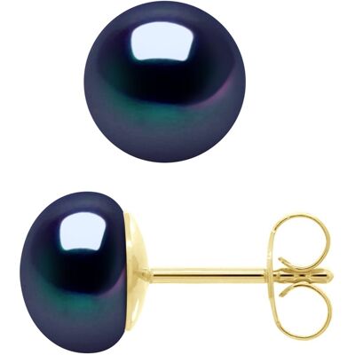 Ateliers Saint Germain Ohrringe – Gelbgold 750 (18 Karat echte Süßwasser-Zuchtperlen, Knopf 8–9 mm). Gold Einheitsgröße Ateliers Saint Germain Ohrringe – Gelbgold 750 (18 Karat echte Süßwasser-Zuchtperlen, Knopf 8–9 mm). Gold Einheitsgröße