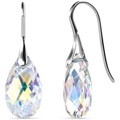 MYC Paris Teardrop-Haken-Ohrringe - Silber und AB-Klar Weißsilber Einheitsgröße MYC Paris Teardrop-Haken-Ohrringe - Silber und AB-Klar Weißsilber Einheitsgröße