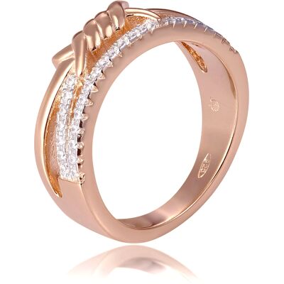 Orphelia Damen-Ring Sterling-Silber 925 – Rosé ZR-7421 Rose K Orphelia Damen-Ring Sterling-Silber 925 – Rosé ZR-7421 Rose K