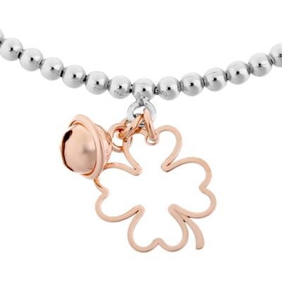 Orphelia Damen-Armband aus 925er Sterlingsilber – Silber/Rosé ZA-7110 Silber und Roségold Einheitsgröße Orphelia Damen-Armband aus 925er Sterlingsilber – Silber/Rosé ZA-7110 Silber und Roségold Einheitsgröße