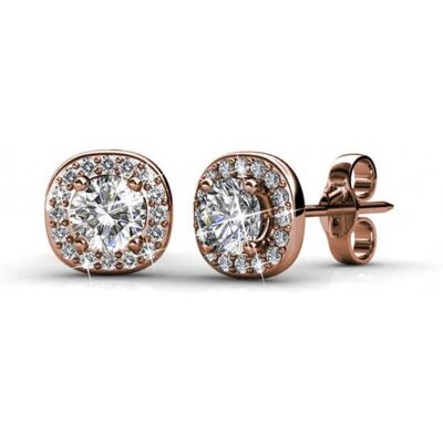 MYC Paris Cushy Ohrringe - Rose Gold und Kristall Weiß- und Roségold Einheitsgröße MYC Paris Cushy Ohrringe - Rose Gold und Kristall Weiß- und Roségold Einheitsgröße