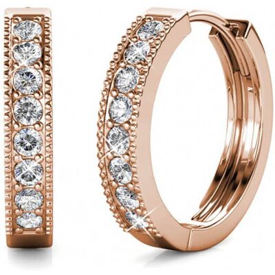 MYC Paris Eclat Ohrringe - Rose Gold und Kristall Weiß- und Roségold Einheitsgröße MYC Paris Eclat Ohrringe - Rose Gold und Kristall Weiß- und Roségold Einheitsgröße