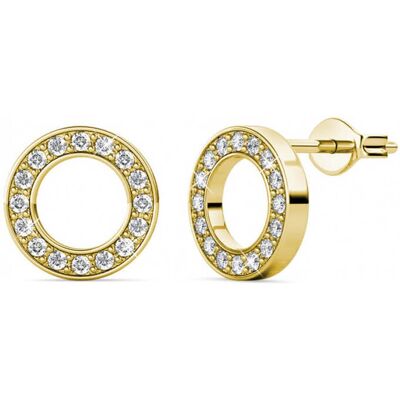 MYC Paris Ophir-Ohrringe - Gold und Kristall Weiß & Gold Einheitsgröße MYC Paris Ophir-Ohrringe - Gold und Kristall Weiß & Gold Einheitsgröße