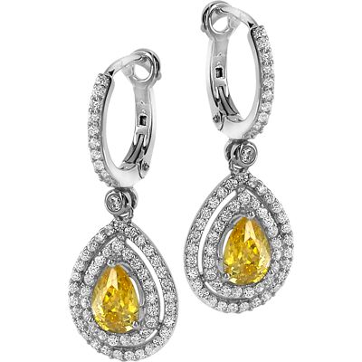 Orphelia 'Ellen' Damen 925 Sterling Silber Ohrhänger - Silber ZO-7048 Silber Einheitsgröße Orphelia 'Ellen' Damen 925 Sterling Silber Ohrhänger - Silber ZO-7048 Silber Einheitsgröße