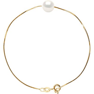 DIADEMA - Armband - Echte Süßwasserperlen in Gelbgold Weiß Einheitsgröße DIADEMA - Armband - Echte Süßwasserperlen in Gelbgold Weiß Einheitsgröße