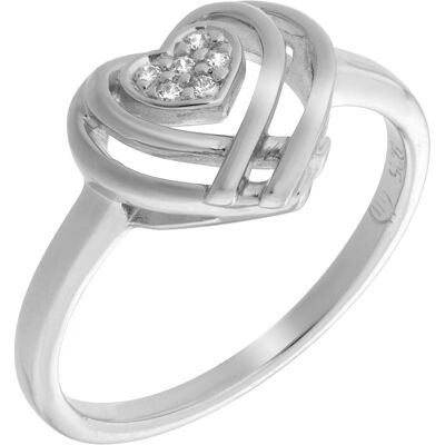 Orphelia Damen-Ring Sterling-Silber 925 – Silber zr-7368 Silber R 1/2 Orphelia Damen-Ring Sterling-Silber 925 – Silber zr-7368 Silber R 1/2