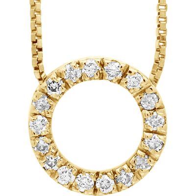 DIADEMA - Halskette mit Diamanten - Gelbgold Weiß Einheitsgröße DIADEMA - Halskette mit Diamanten - Gelbgold Weiß Einheitsgröße