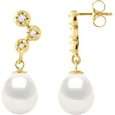 Ateliers Saint Germain Ohrringe Prestige – Diamanten 0,12 ct – Qualität HSI – Gelbgold Gelb Einheitsgröße Ateliers Saint Germain Ohrringe Prestige – Diamanten 0,12 ct – Qualität HSI – Gelbgold Gelb Einheitsgröße