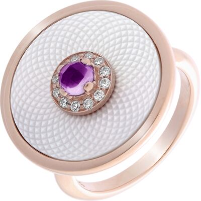 Orphelia Damen-Ring Sterling-Silber 925, Rosé, ZR-7293 Rose NICHT Orphelia Damen-Ring Sterling-Silber 925, Rosé, ZR-7293 Rose NICHT