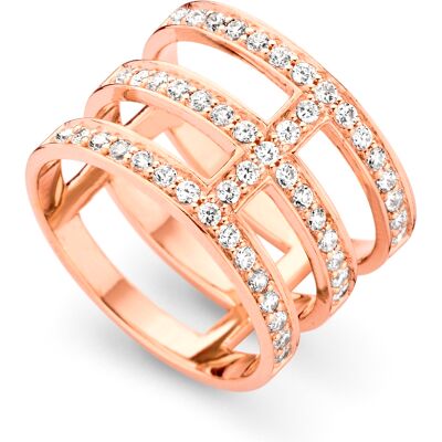 Orphelia Damen-Ring Sterling-Silber 925 – Rosé ZR-7125/RG Rose L Orphelia Damen-Ring Sterling-Silber 925 – Rosé ZR-7125/RG Rose L