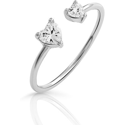Orphelia „Dazzle“ Damen-Ring aus 925er Sterlingsilber – Silber ZR-7533 Silber Q Orphelia „Dazzle“ Damen-Ring aus 925er Sterlingsilber – Silber ZR-7533 Silber Q