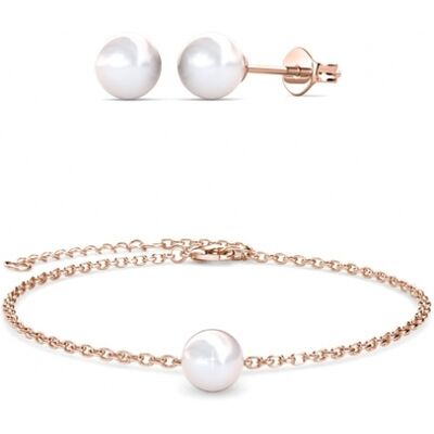 MYC Paris Vollmond Kristall Perlenset - Rose Gold und Kristall Weiß- und Roségold Einheitsgröße MYC Paris Vollmond Kristall Perlenset - Rose Gold und Kristall Weiß- und Roségold Einheitsgröße