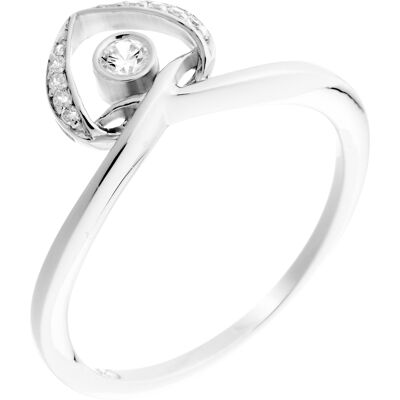 Orphelia Damen-Ring Sterling-Silber 925 – Silber ZR-7126 Silber Q Orphelia Damen-Ring Sterling-Silber 925 – Silber ZR-7126 Silber Q