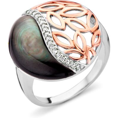 Orphelia Damen-Ring Sterling-Silber 925 – Silber/Rosé ZR-7112 Silber und Roségold L Orphelia Damen-Ring Sterling-Silber 925 – Silber/Rosé ZR-7112 Silber und Roségold L