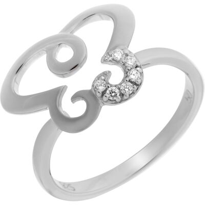 Orphelia Damen-Ring Sterling-Silber 925 – Silber ZR-7088 Silber O 1/2 Orphelia Damen-Ring Sterling-Silber 925 – Silber ZR-7088 Silber O 1/2