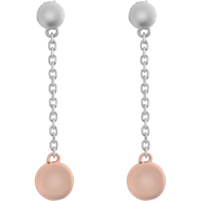 Orphelia 'Aurelie' Damen Ohrhänger aus 925 Sterling Silber - Silber/Rosé ZO-7385 Silber und Roségold Einheitsgröße Orphelia 'Aurelie' Damen Ohrhänger aus 925 Sterling Silber - Silber/Rosé ZO-7385 Silber und Roségold Einheitsgröße