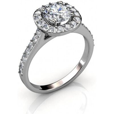 MYC Paris Kuscheliger Ring - Silber und Kristall Weißsilber L 1/2 MYC Paris Kuscheliger Ring - Silber und Kristall Weißsilber L 1/2