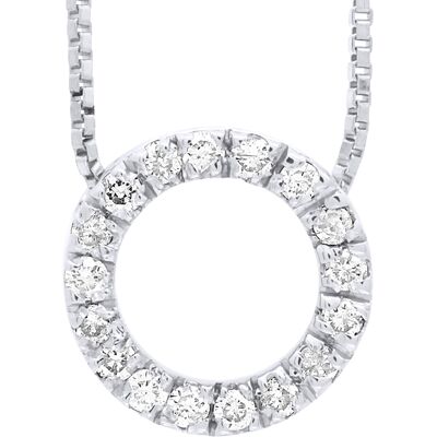 DIADEMA - Halskette mit Diamanten - Weißgold Weiß Einheitsgröße DIADEMA - Halskette mit Diamanten - Weißgold Weiß Einheitsgröße
