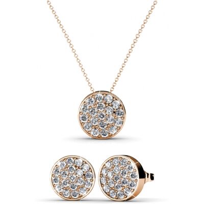 MYC Paris Rundes Set - Roségold und Kristall Weiß- und Roségold Einheitsgröße MYC Paris Rundes Set - Roségold und Kristall Weiß- und Roségold Einheitsgröße