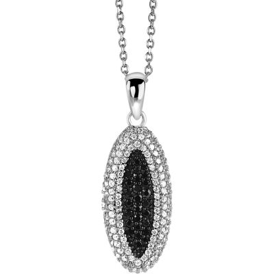 Orphelia Damen 925 Sterling Silber Set: Kettenanhänger + Ohrringe - Silber SET-5177 Silber Einheitsgröße Orphelia Damen 925 Sterling Silber Set: Kettenanhänger + Ohrringe - Silber SET-5177 Silber Einheitsgröße