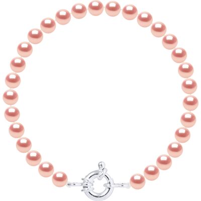 DIADEMA - Armband - Echte Süßwasserperlen - Rosa - Silber Rosa Einheitsgröße DIADEMA - Armband - Echte Süßwasserperlen - Rosa - Silber Rosa Einheitsgröße